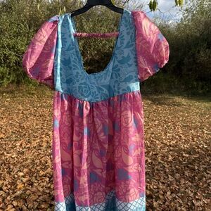 Rapunzel Puff Sleeve Babydoll Dress